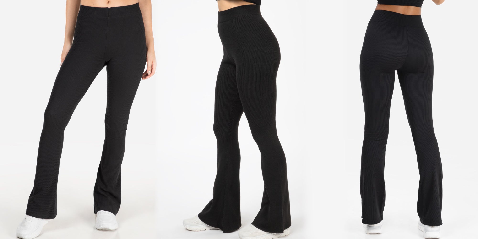 Slingbukser til kvinder | Bukser med split | Flare jeans | Yoga –