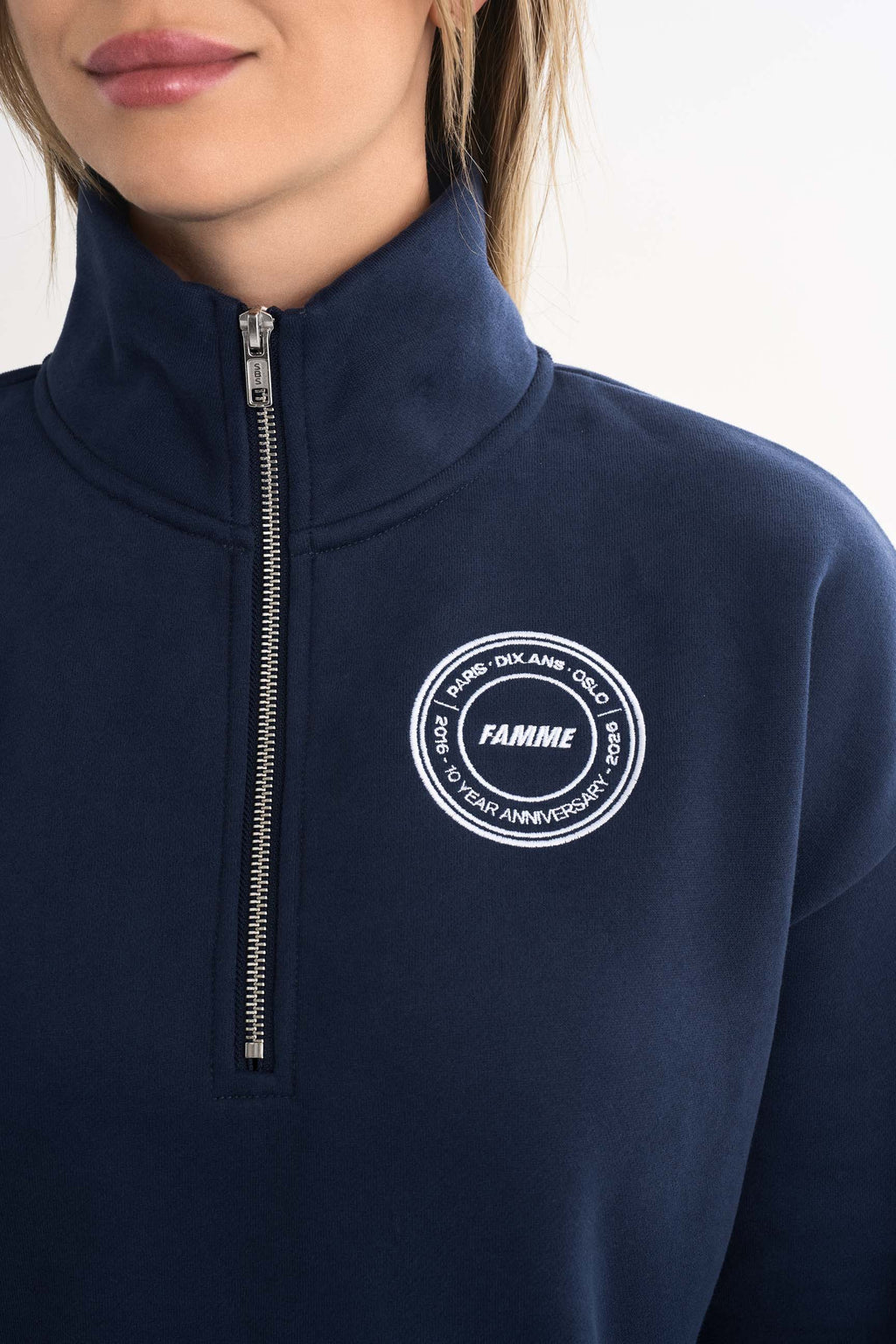 Half Zip Anniversary Sweater