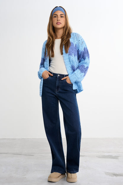 Chunky strikcardigan