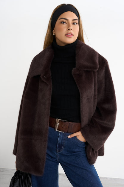 Courchevel Faux Fur Jakke
