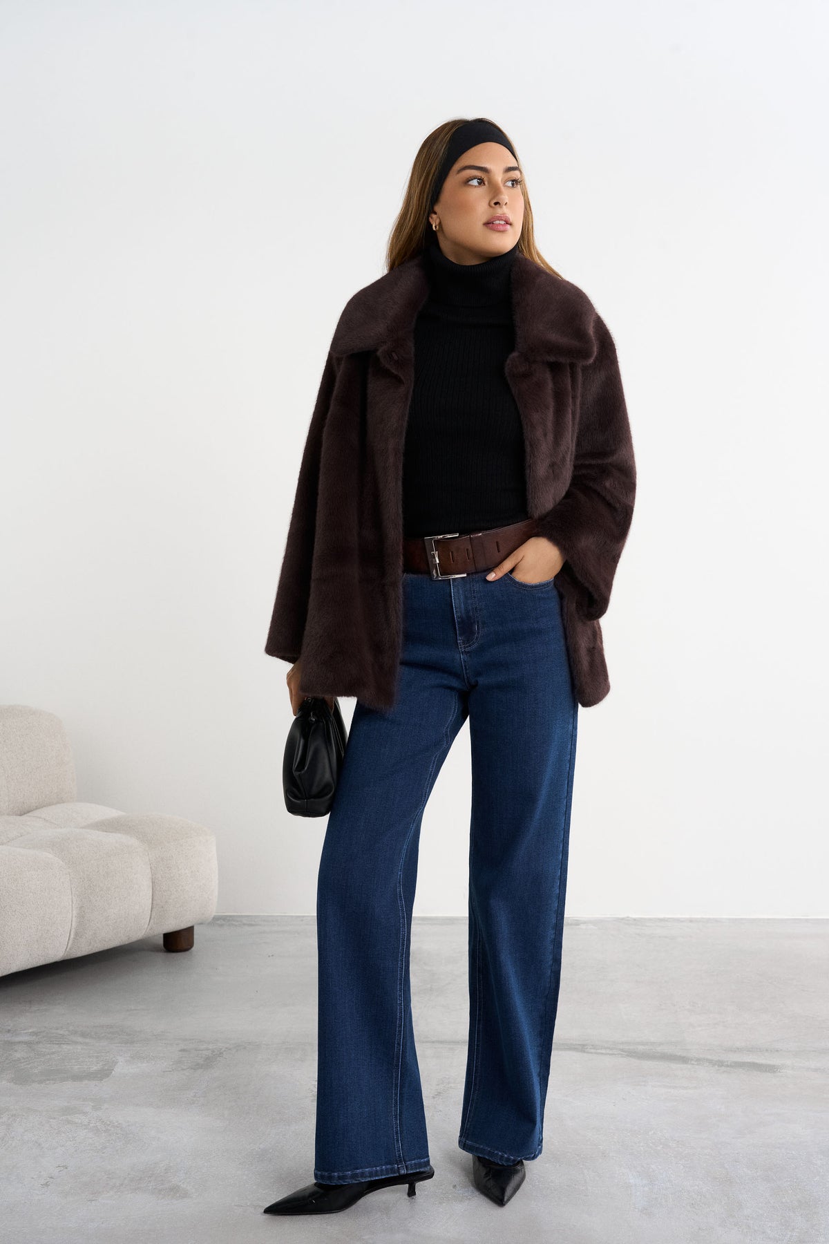 Courchevel Faux Fur Jakke