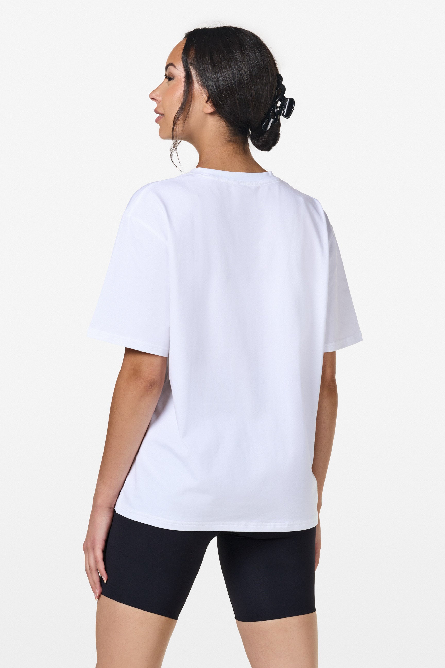 White Essential Oversized T-Shirt - for dame - Famme - T-Shirt