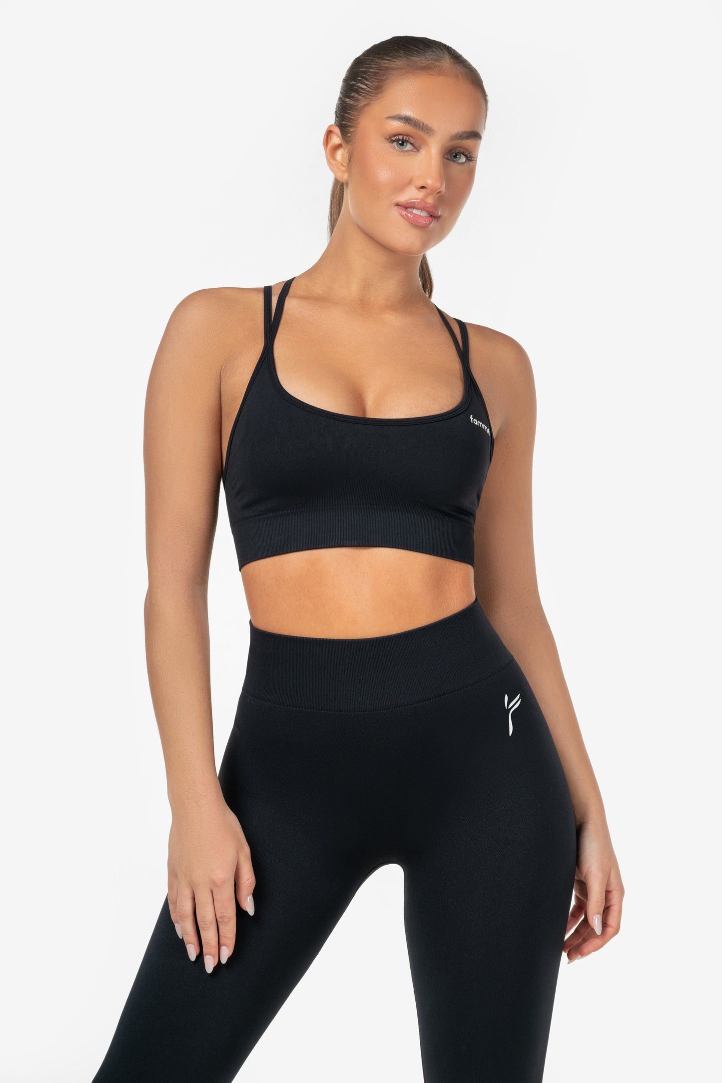 Black Lunge Sports Bra