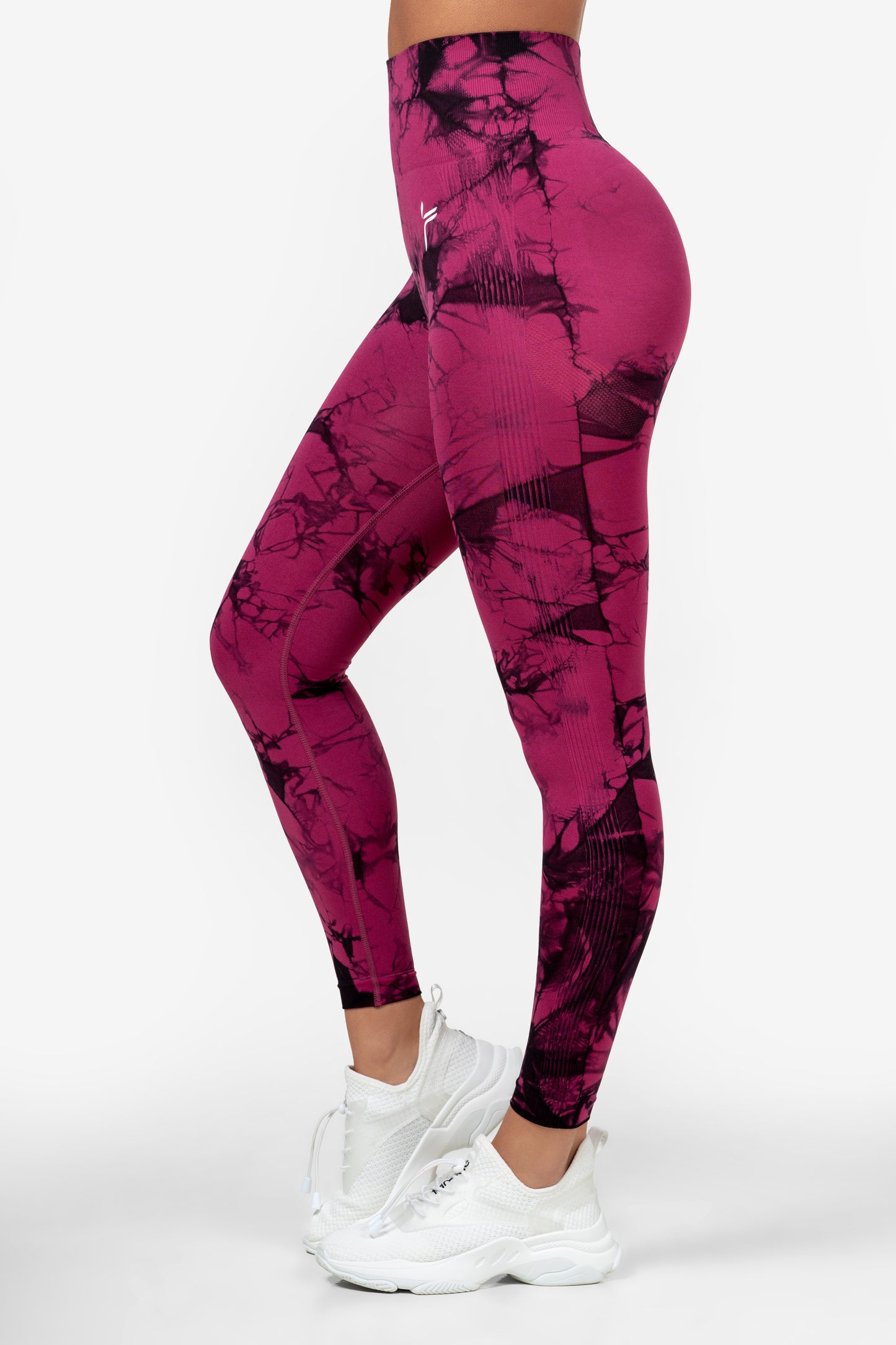 Pink Tie Dye Scrunch Leggings