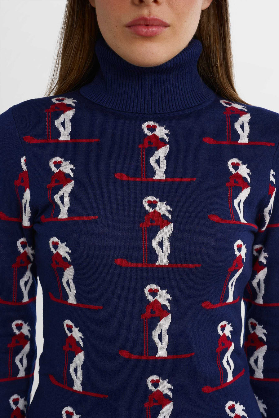 Club de Ski Sweater · Blue/Red