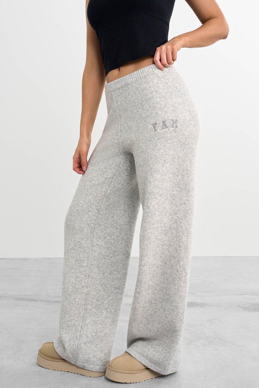 Legacy Knit Pants · Grey