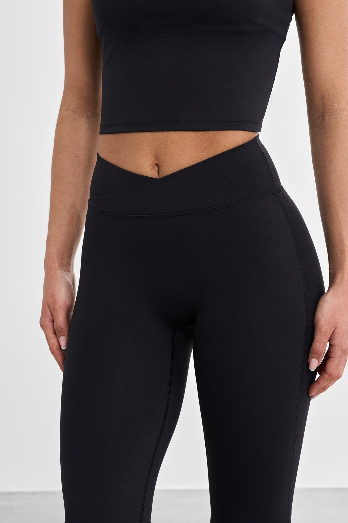 Wrap Flared Leggings