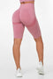 Pink Peachy Scrunchie Shorts - for dame - Famme - Shorts